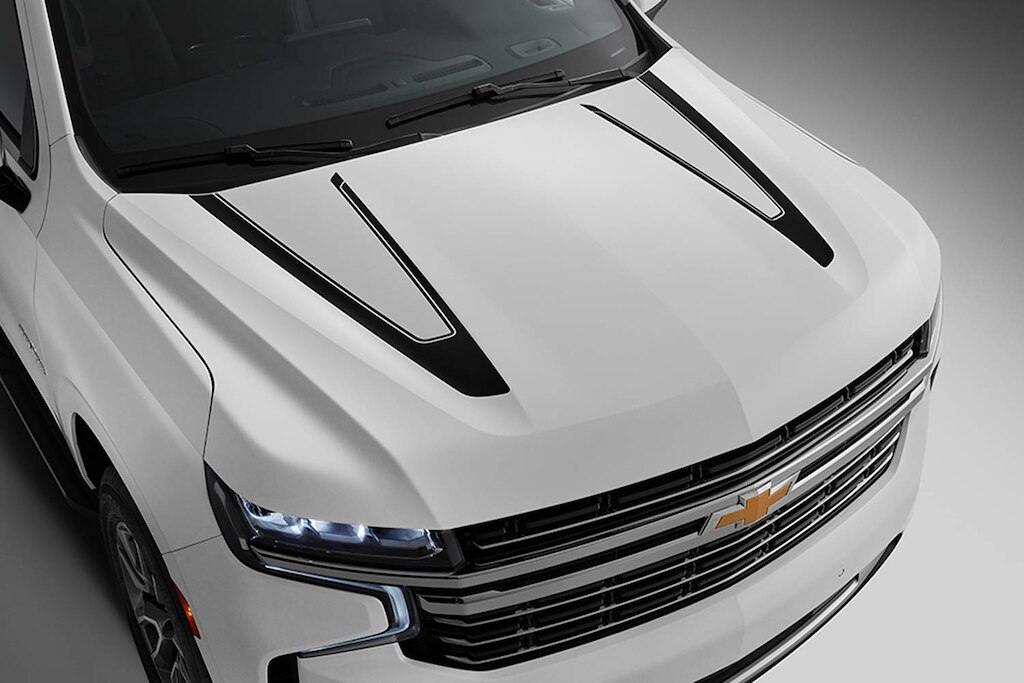 Calcomanía para cofre en negro, Chevrolet Tahoe 2024