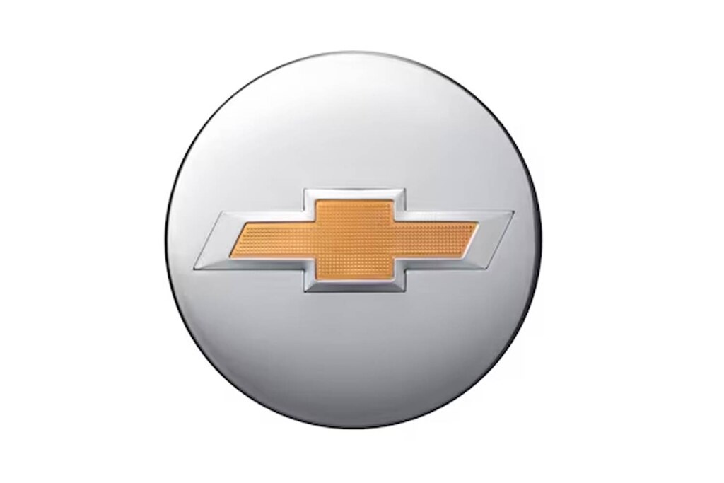 Centro de rin cromado cepillado con emblema dorado para Chevrolet Tahoe 2024