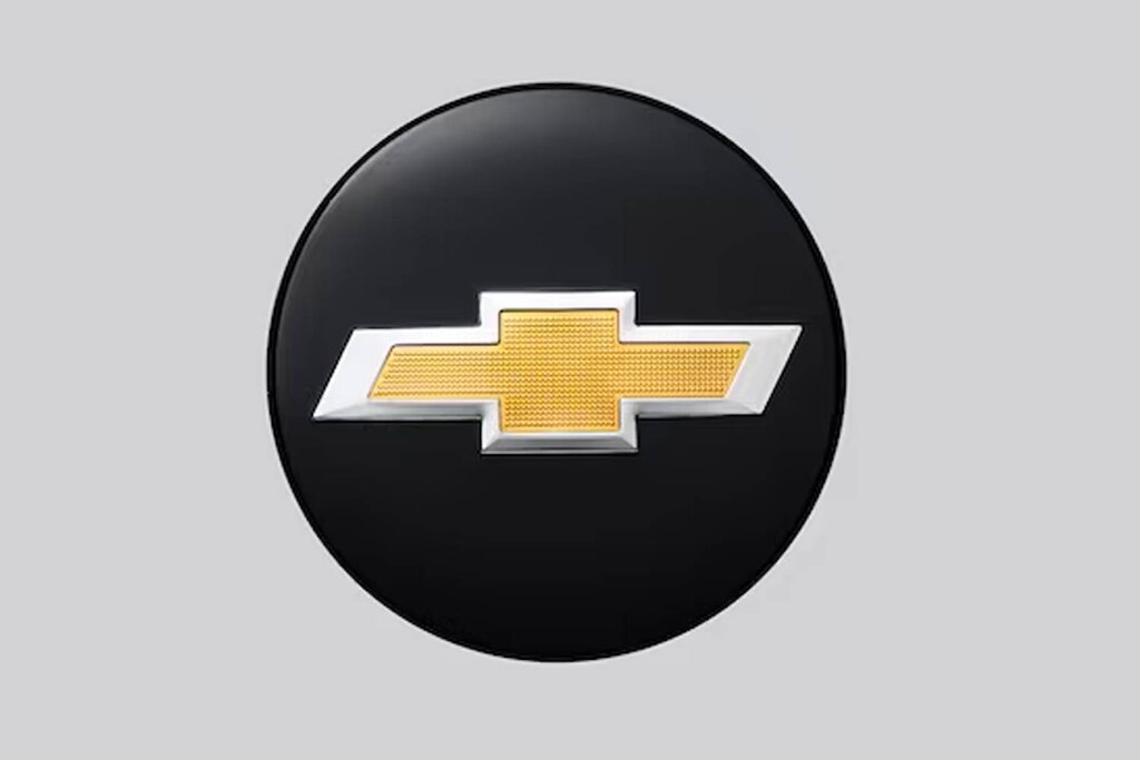 Centro de rin negro con emblema dorado para Chevrolet Tahoe 2024