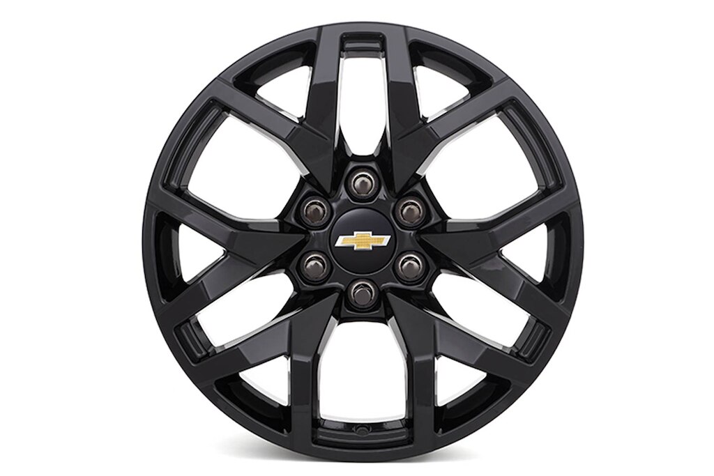 Rin de aluminio de 20 pulgadas negro brillante con 6 brazos, Chevrolet Tahoe 2024